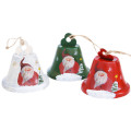 Iron Painted Christmas Tree Bell Pendant Supplies Crafts